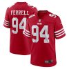 San Francisco 49ers Clelin Ferrell Nike Scarlet NFL Game Jersey