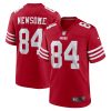 San Francisco 49ers Dazz Newsome Nike Scarlet NFL Game Jersey