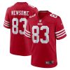 San Francisco 49ers Dazz Newsome Nike Scarlet NFL Game Jersey