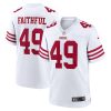 San Francisco 49ers Faithful 49 Nike White NFL Game Jersey