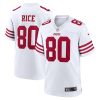 San Francisco 49ers Jerry Rice Nike White NFL Game Jersey