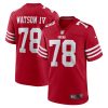 San Francisco 49ers Leroy Watson Nike Scarlet NFL Game Jersey