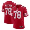 San Francisco 49ers Leroy Watson Nike Scarlet NFL Game Jersey