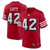 San Francisco 49ers Ronnie Lott Nike Scarlet Alternate NFL Game Jersey