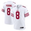 San Francisco 49ers Steve Young Nike White NFL Game Jersey