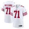 San Francisco 49ers Trent Williams Nike White NFL Game Jersey
