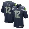 Seattle Seahawks 12th Fan Nike College Navy NFL Game Jersey