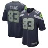 Seattle Seahawks Dareke Young Nike College Navy NFL Game Jersey
