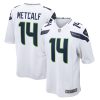 Seattle Seahawks DK Metcalf Nike White NFL Game Jersey