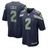 Seattle Seahawks Drew Lock Nike College Navy NFL Game Jersey