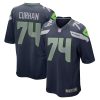 Seattle Seahawks Jake Curhan Nike College Navy NFL Game Jersey