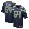 Seattle Seahawks Jarrod Hewit Nike College Navy NFL Game Jersey
