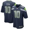 Seattle Seahawks Jim Zorn Nike College Navy NFL Game Jersey