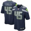 Seattle Seahawks Kenny Easley Nike College Navy NFL Game Jersey