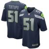 Seattle Seahawks Lofa Tatupu Nike College Navy NFL Game Jersey