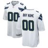 Seattle Seahawks Nike White Custom NFL Game Jersey
