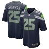 Seattle Seahawks Richard Sherman Nike College Navy NFL Game Jersey