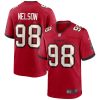 Tampa Bay Buccaneers Anthony Nelson Nike Red NFL Game Jersey