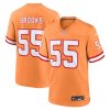 Tampa Bay Buccaneers Derrick Brooks Nike Orange Throwback NFL Game Jersey