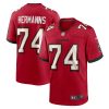 Tampa Bay Buccaneers Grant Hermanns Nike Red NFL Game Jersey