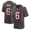 Tampa Bay Buccaneers Julio Jones Nike Pewter NFL Game Jersey