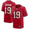Tampa Bay Buccaneers Keyshawn Johnson Nike Red NFL Game Jersey