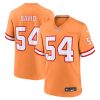 Tampa Bay Buccaneers Lavonte David Nike Orange Throwback NFL Game Jersey