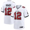 Tampa Bay Buccaneers Tom Brady Nike White NFL Game Jersey