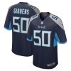 Tennessee Titans Jack Gibbens Nike Navy NFL Game Jersey