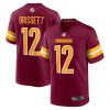 Washington Commanders Jacoby Brissett Nike Burgundy NFL Game Jersey