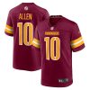Washington Commanders Kazmeir Allen Nike Burgundy NFL Game Jersey