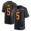 Washington Commanders Tress Way Nike Black Alternate NFL Game Jersey