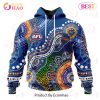AFL Adelaide Crows Custom Name Number Special Indigenous Pullover Hoodie