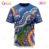 AFL Adelaide Crows Custom Name Number Special Indigenous T-Shirt