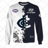 AFL Carlton Blues Custom Name Number 2023 Mix Guernsey V2 Sweatshirt