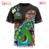 AFL Essendon Bombers Custom Name Number 2023 Special NAIDOC T-Shirt