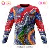 AFL Essendon Bombers Custom Name Number Special Indigenous Sweatshirt