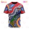AFL Essendon Bombers Custom Name Number Special Indigenous T-Shirt