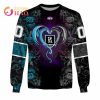 AFL Port Adelaide Custom Name Number Rose Dragon Sweatshirt