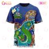 AFL West Coast Eagles Custom Name Number Special Design NAIDOC T-Shirt