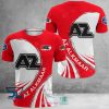 AZ Alkmaar Red White T-Shirt