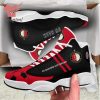 Feyenoord Custom Name Black Red Air Jordan 13 Shoes