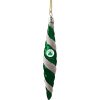 NBA Boston Celtics Team Color Swirl Custom Shaped Ornament