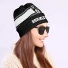 NBA Brooklyn Nets Black White Beanie
