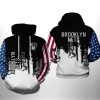 NBA Brooklyn Nets US Flag Pullover Hoodie