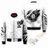NBA Brooklyn Nets White Scratch Bomber Jacket