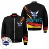 NBA Charlotte Hornets Black Colorful Bomber Jacket