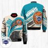 NBA Charlotte Hornets Flying Basketball Bomber Jacket