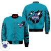 NBA Charlotte Hornets Teal Style Bomber Jacket