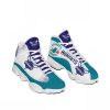 NBA Charlotte Hornets White Mix Teal Air Jordan 13 Shoes